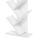 HOMLUX 9-Tier Shelf Tree Bookcase in White, , large
