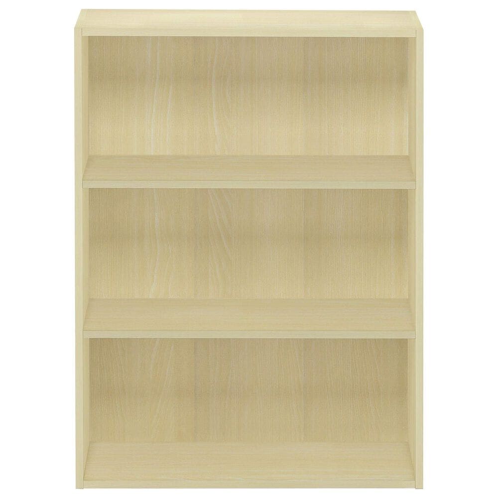 HOMLUX 3-Tier Open Shelf Bookcase in Steam Beech, , large