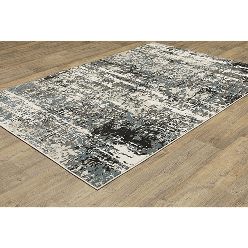 Oriental Weavers Raylan RAY10 9&#39;10&quot; x 12&#39;10&quot; Ivory Area Rug, , large