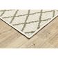 Oriental Weavers Georgia Southwest 717B0 1"10" x 7"6" Ivory and Gray Runner, , large