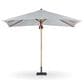 Four Hands Baska 7" x 9.8" Outdoor Rectangular Umbrella without Base in Arashi Salt, , large