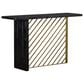 Blue River Monaco Console Table in Black and Antique Gold, , large