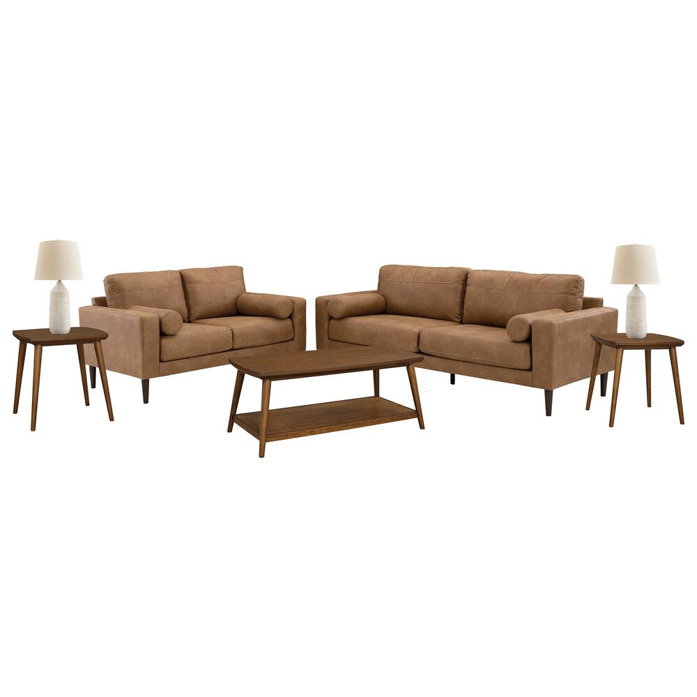 Ashley 7-Piece Living Room Set in Caramel, , large