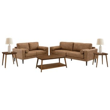 Ashley 7-Piece Living Room Set in Caramel, , large