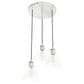 Hunter Van Nuys 3-Light Round Cluster in Brushed Nickel, , large