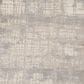 Nourison Rush 8" Round Ivory and Taupe Area Rug, , large