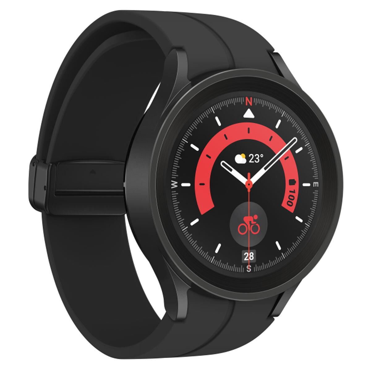 Samsung Galaxy Watch5 Pro Titanium Smartwatch 45mm LTE Black NFM