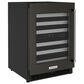 KitchenAid 24" Undercounter Wine Cellar with Left Hinge, Metal-Front Racks in Black Stainless Steel, , large