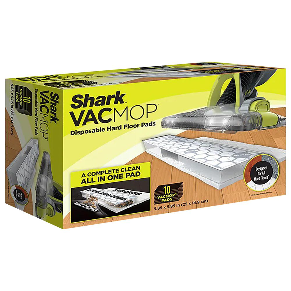 Shark Disposable Hard Floor Vacuum and Mop Pad Refills 10 CT in Yellow, , large