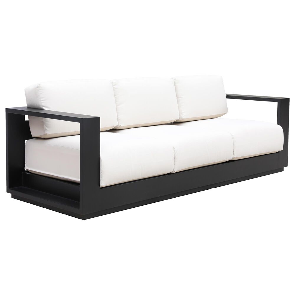 GatherCraft Milan Sofa with Cushion in Linen Ivory, , large