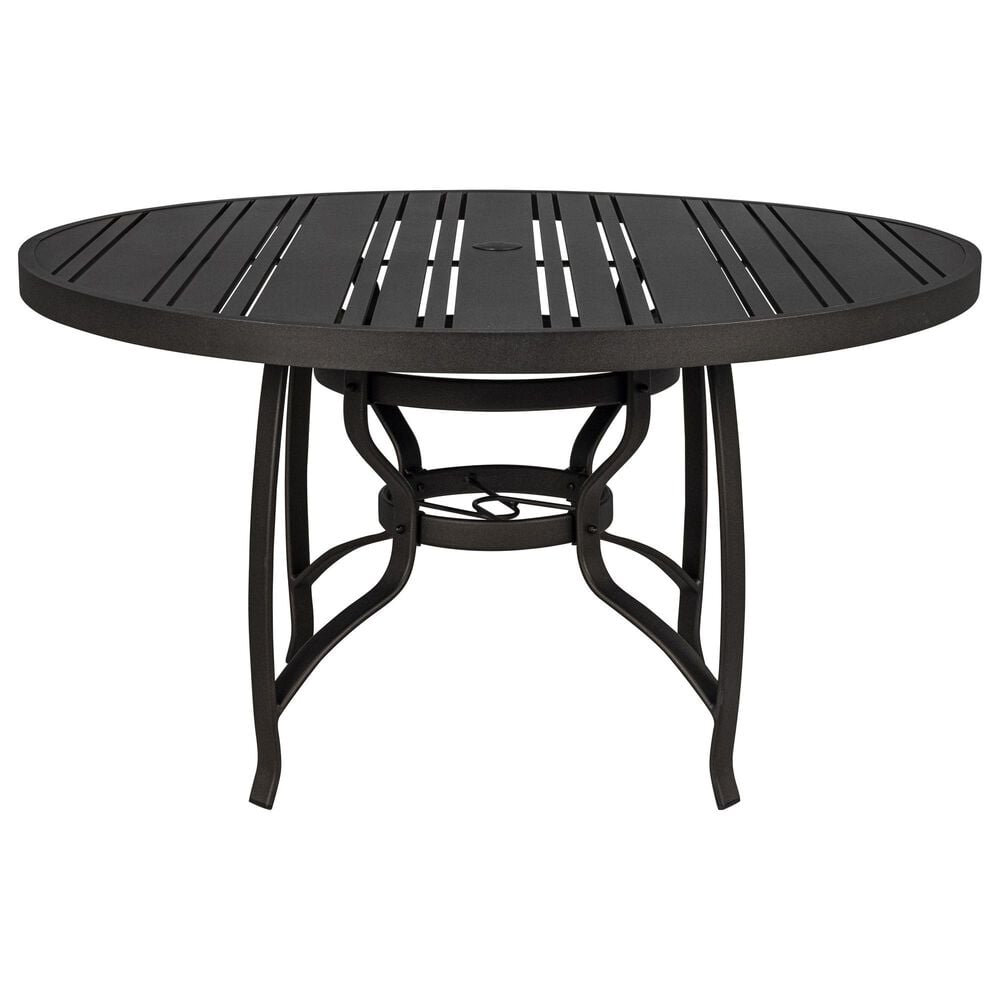 Woodard 54" Cortland Patio Round Dining Table in Twilight, , large