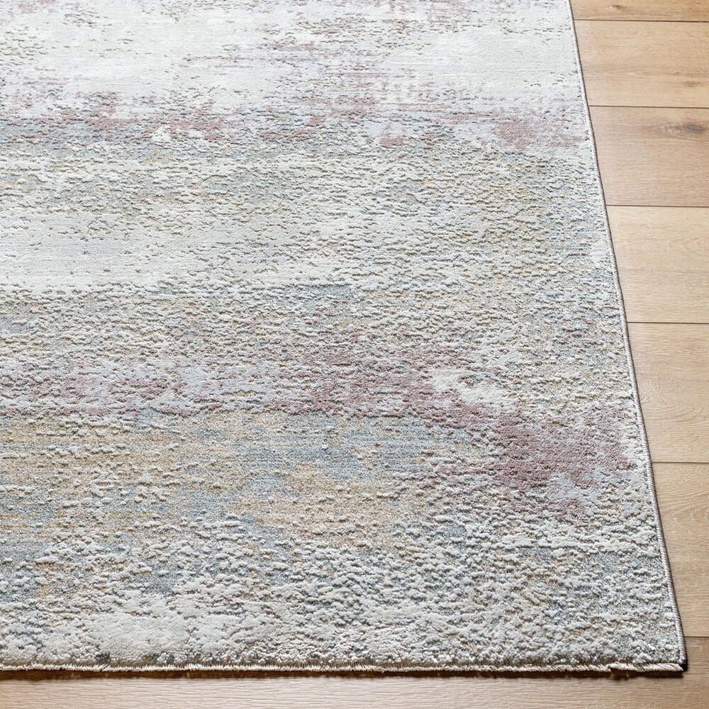 Surya Brunswick 2&#39;7&quot; x 10&#39; Blue, Cream, Tan, Olive, Dusty Pink and Light Slate Runner, , large