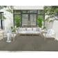 Nourison Courtyard Black and White 9" x 12" Indoor/Outdoor Area Rug, , large