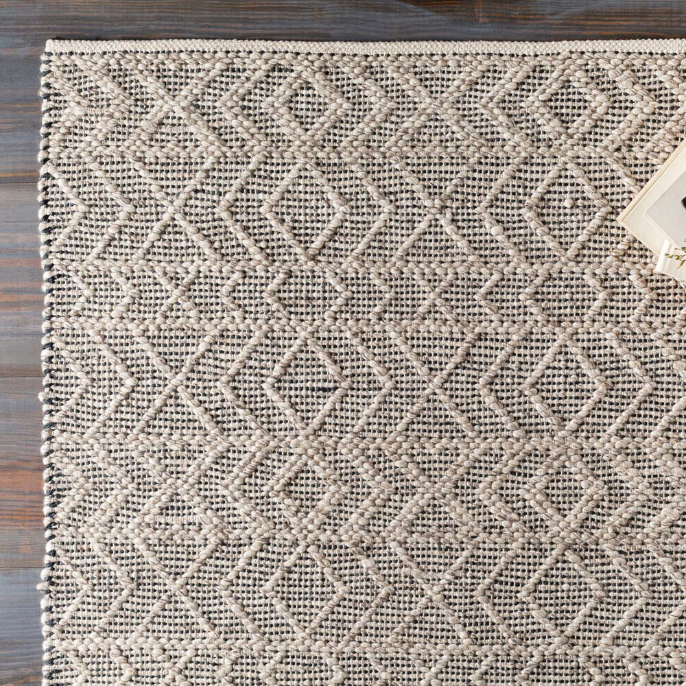 Surya Ingrid Black, Light Gray and Gray 4&#39; x 6&#39; Area Rug, , large