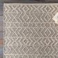 Surya Ingrid Black, Light Gray and Gray 4" x 6" Area Rug, , large