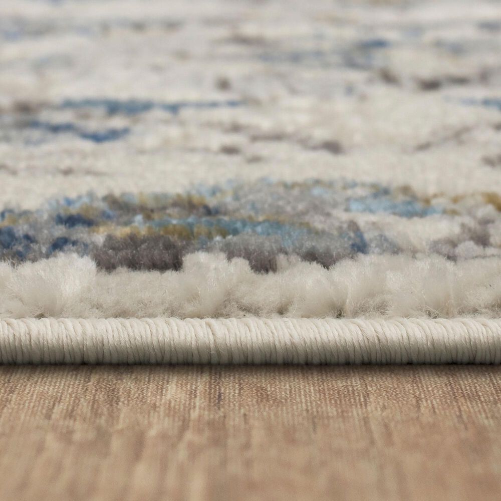 Karastan Cleo Holloway Blue 5'3" x 8' Area Rug, , large