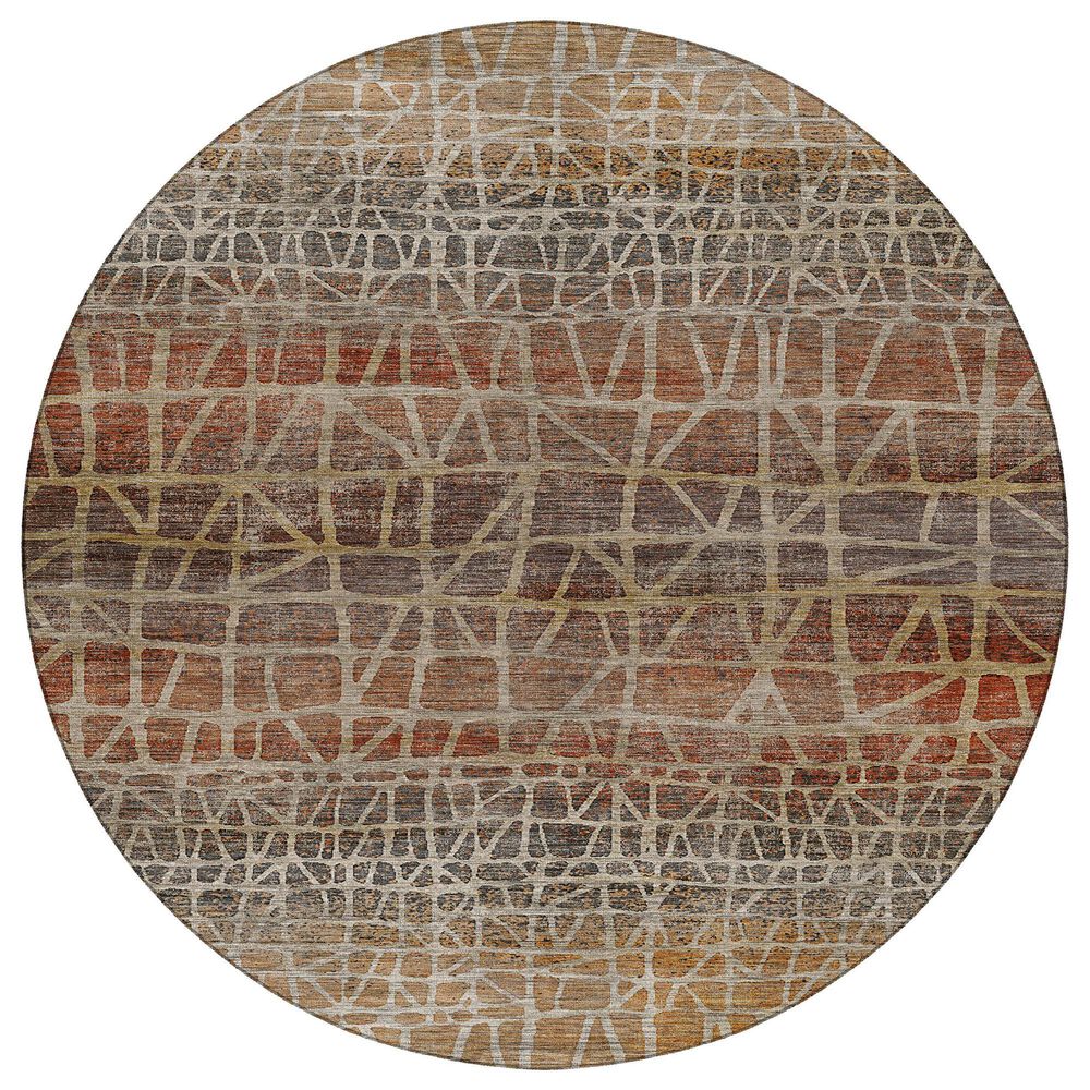 Dalyn Rug Company Nexus Copper 8" Round Area Rug, , large