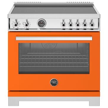 Bertazzoni Professional 5.7 Cu.Ft. Induction Range with Convection and Self-Cleaning in Arancio, , large