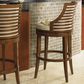 Lexington Home Brands Ocean Club Cabana Swivel Bar Stool in Bali Finish, , large