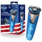 Barbosal Wet Rotary Shaver with LCD Display in Black and Blue, , large