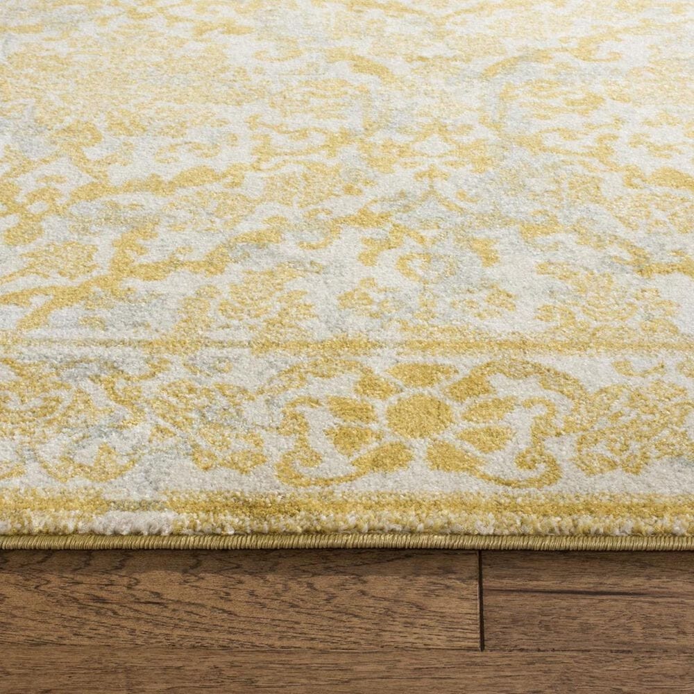 Safavieh Evoke EVK242S 2&#39;2&quot; x 4&#39; Ivory and Gold Runner, , large