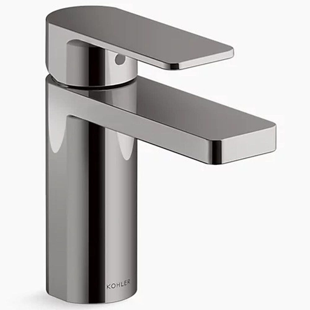 Kohler Parallel Single Handle Bathroom Faucet in Vibrant Titanium, , large