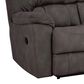 HomeStretch Rhino Manual Reclining Sofa in Pewter, , large
