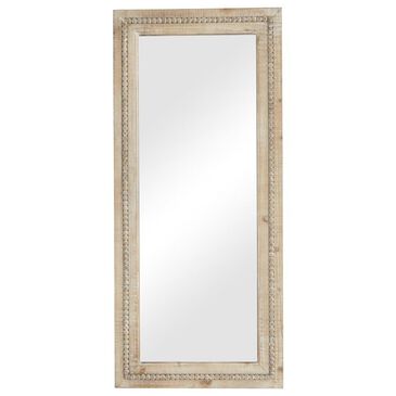 Maple and Jade Full Length Wall Mirror in Brown, , large