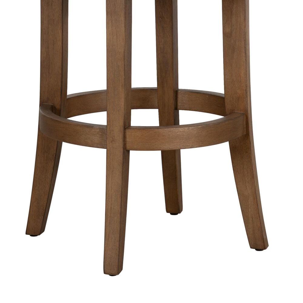 Armen Living Mystic 30" Swivel Bar Stool in Portobello Brown, , large