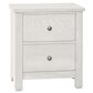 Viceray Collections Fundamentals 2 Drawer Nightstand in White, , large