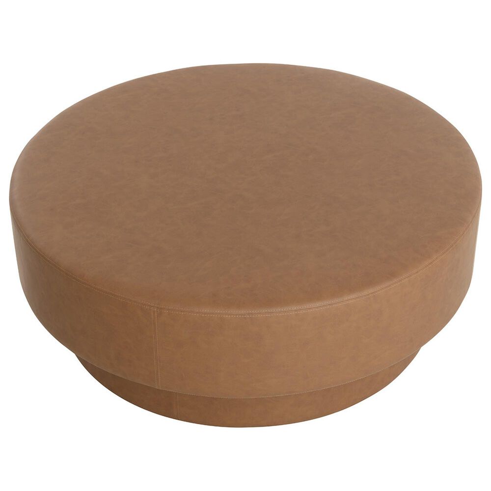 37B Arlo Ottoman in Milliken Cognac, , large