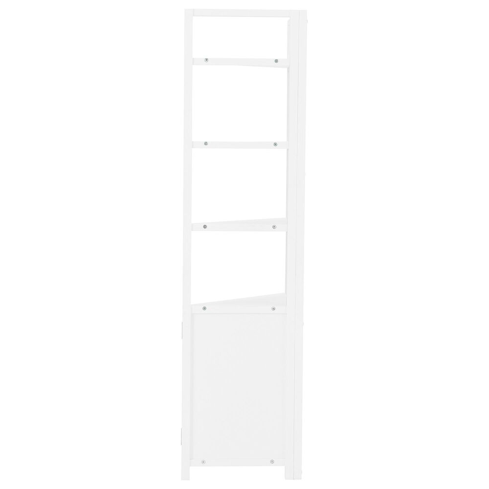 Timberlake Dover 68&quot; Corner Storage Cabinet in White, , large