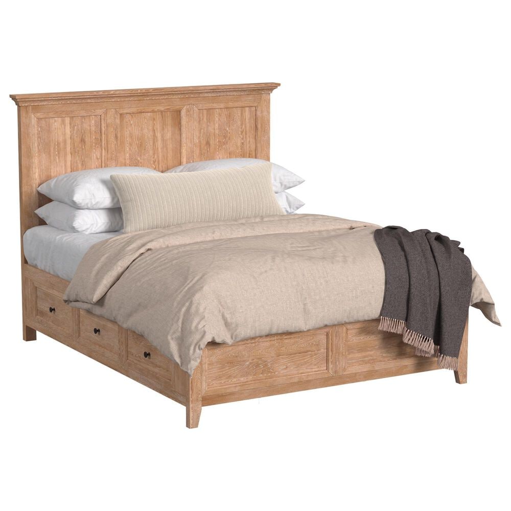Hawthorne Furniture San Mateo 5-Piece Queen Storage Bedroom Set in Wheat, , large