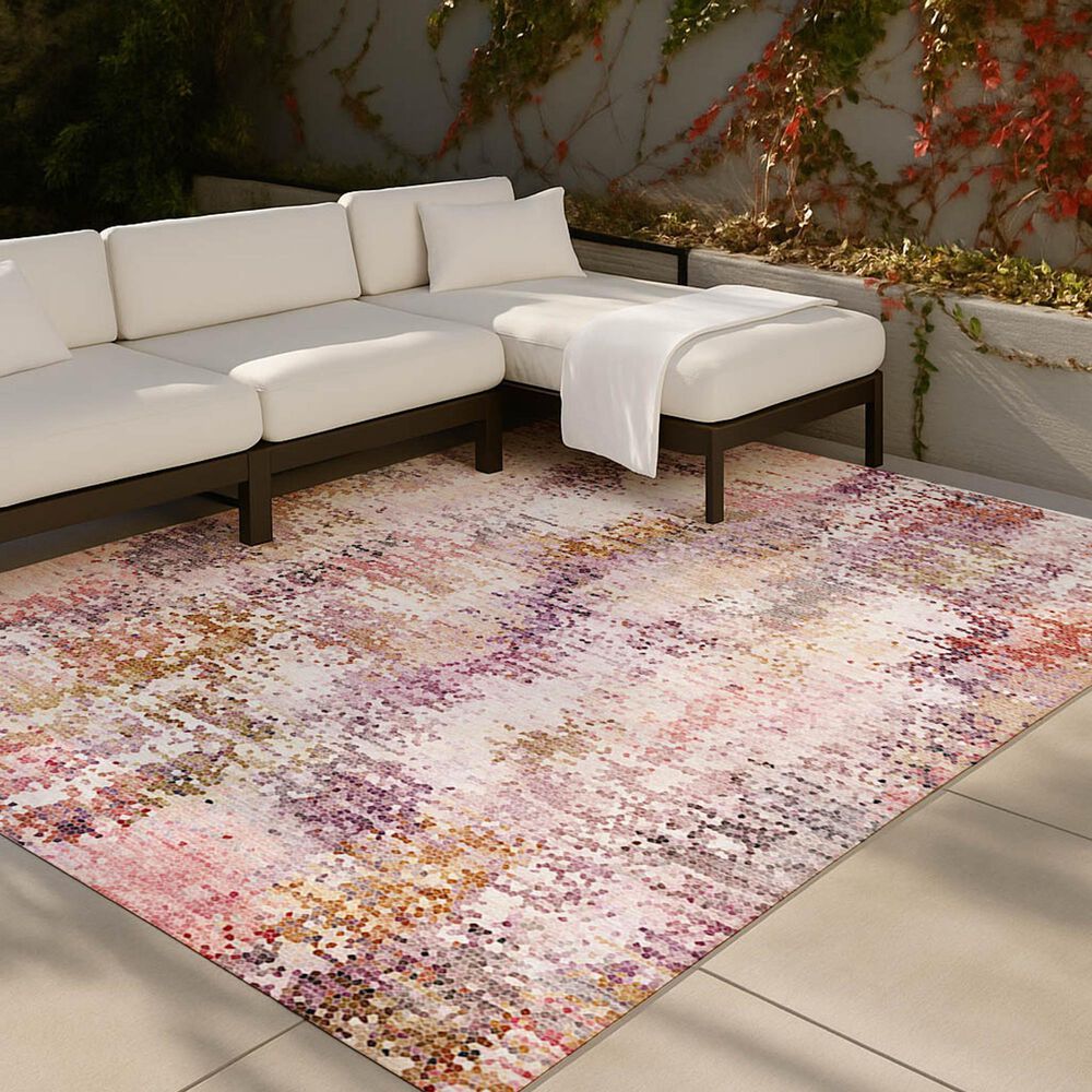 Dalyn Rug Company Lumara Blush 3' x 5' Area Rug, , large