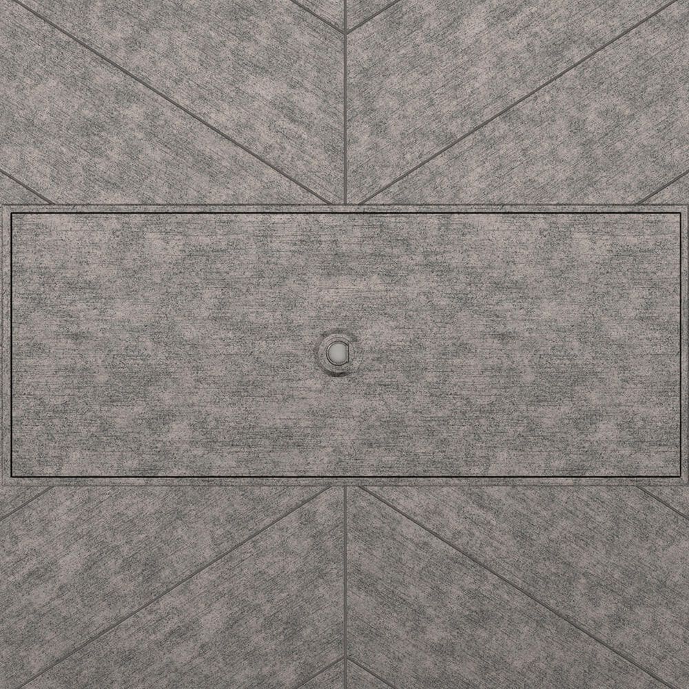 Ashley Beachcroft Rectangular Fire Pit Table in Black and Light Gray, , large