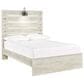 Ashley Cambeck 5 Piece Full Bed Set in Whitewash with Lighting, , large