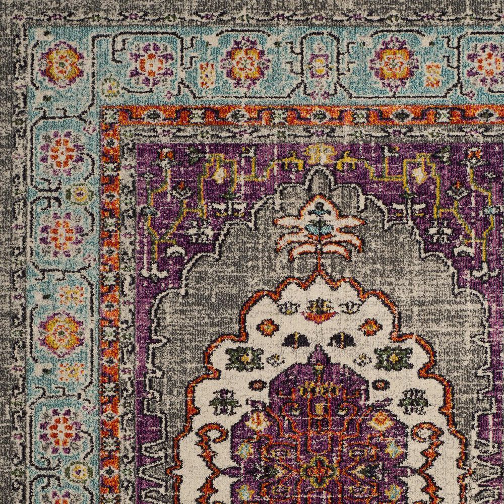 Safavieh Monaco MNC246L-4 4&#39; x 5&#39;7&quot; Violet/Light Blue Area Rug, , large