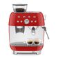 SMEG Smeg Espresso Coffee Machine with Grinder, Red, , large