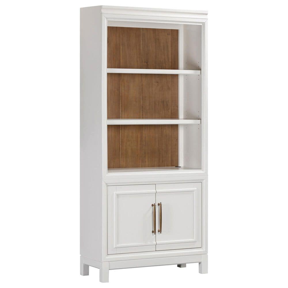 Riva Ridge Alexander 2-Door Bookcase in White, , large