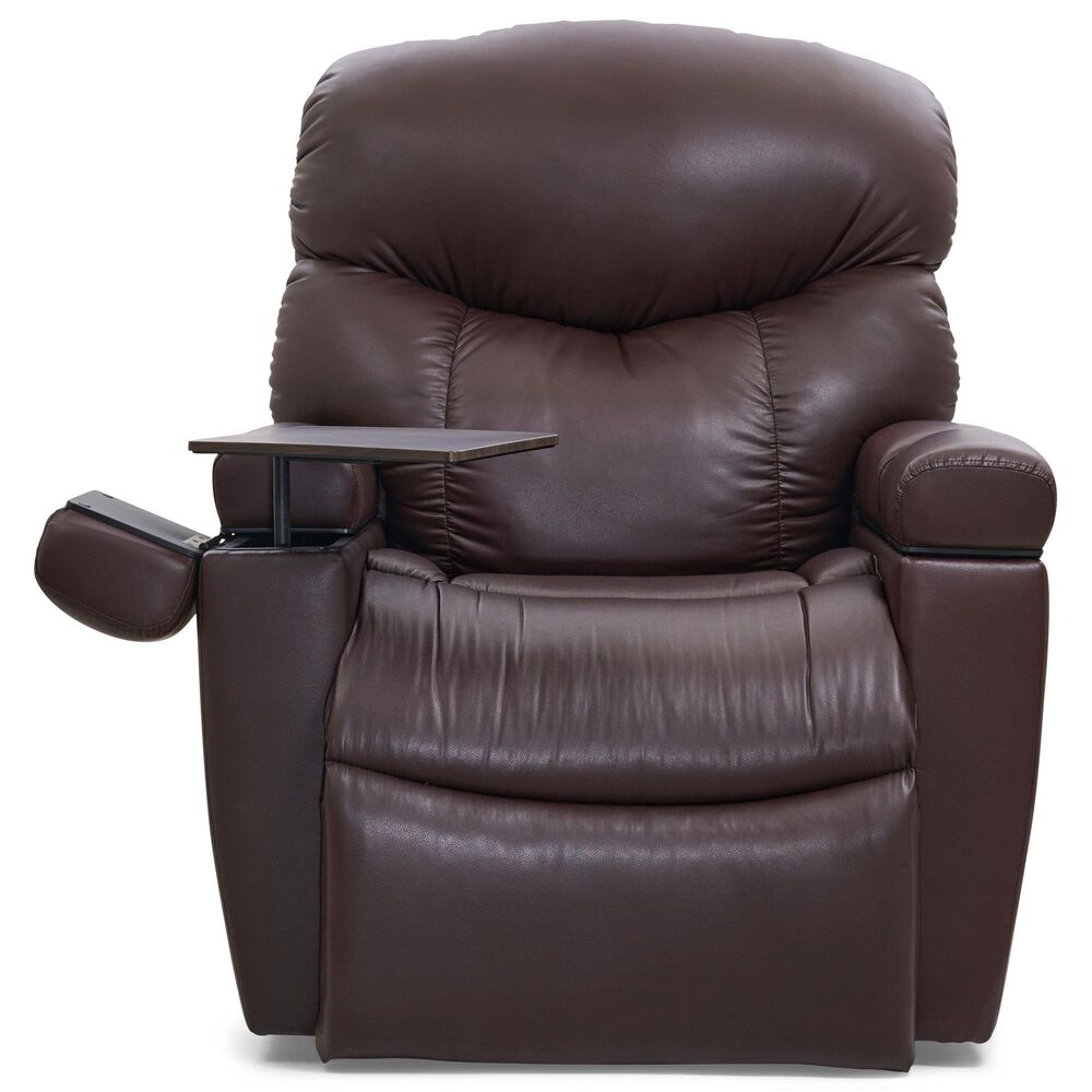 Lounge Maya Medium Power Lift Recliner with Nirvana Heat and Air Massage in Brisa Coffee Bean, , large