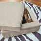 Ashley Calnita Oversized Swivel Accent Chair with Ottoman in Sisal, , large