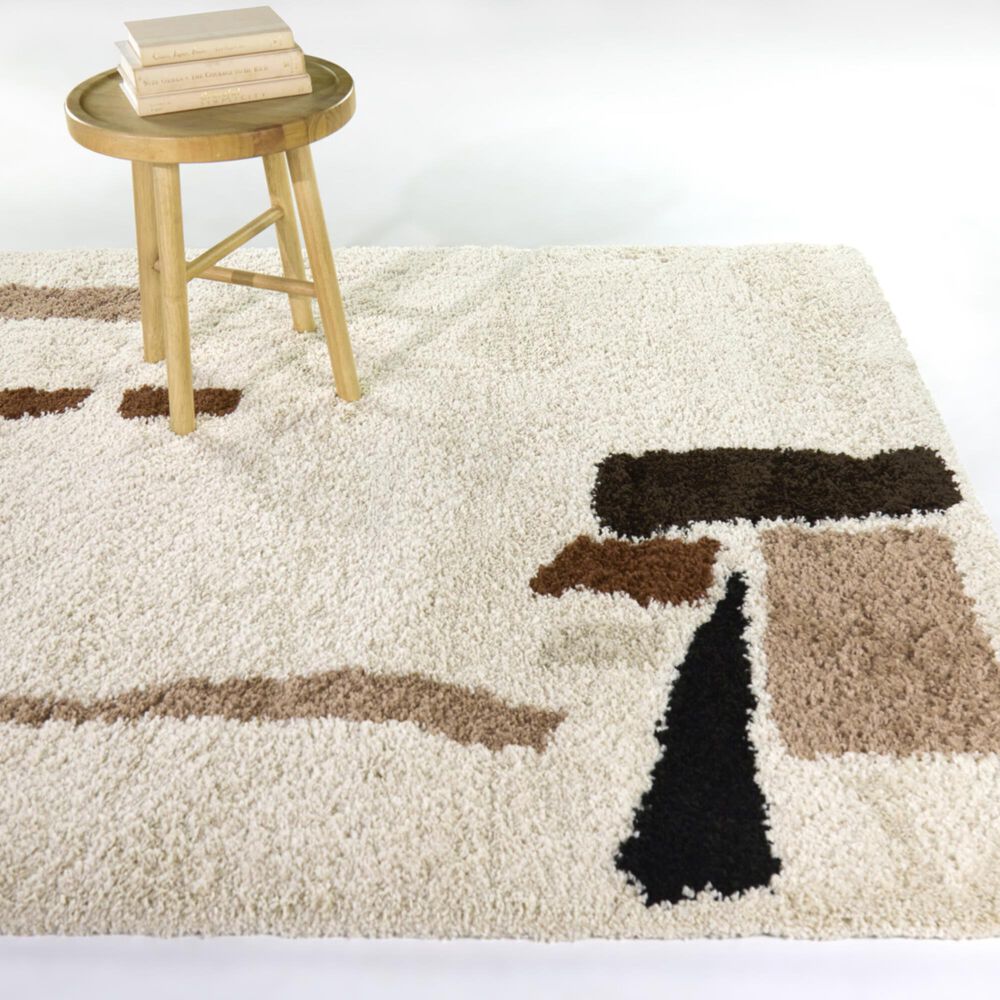 Balta Rugs Tibet Botello Cream 5'3" x 7' Area Rug, , large