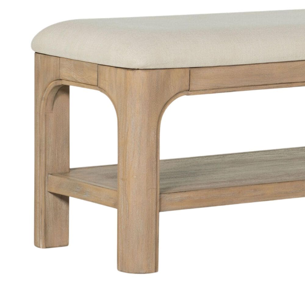 Coaster Solano Upholstered Bench in Beige, , large