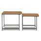 Ashley Drezmoore Nesting End Tables in Light Brown and Black  (Set of 2), , large