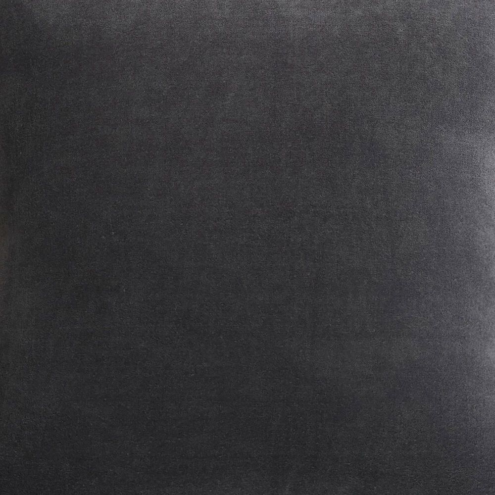 17&quot; x 17&quot; Throw Pillow in Dark Grey and Natural, , large