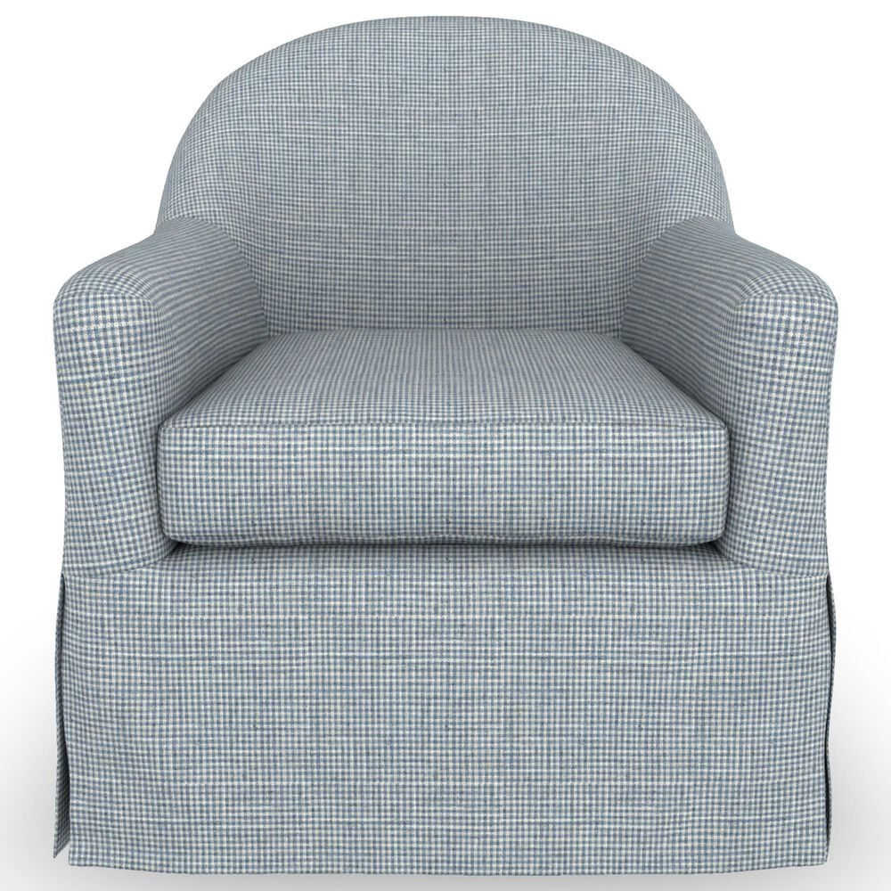 Best Home Furnishings Meg Swivel Chair in Demin, , large