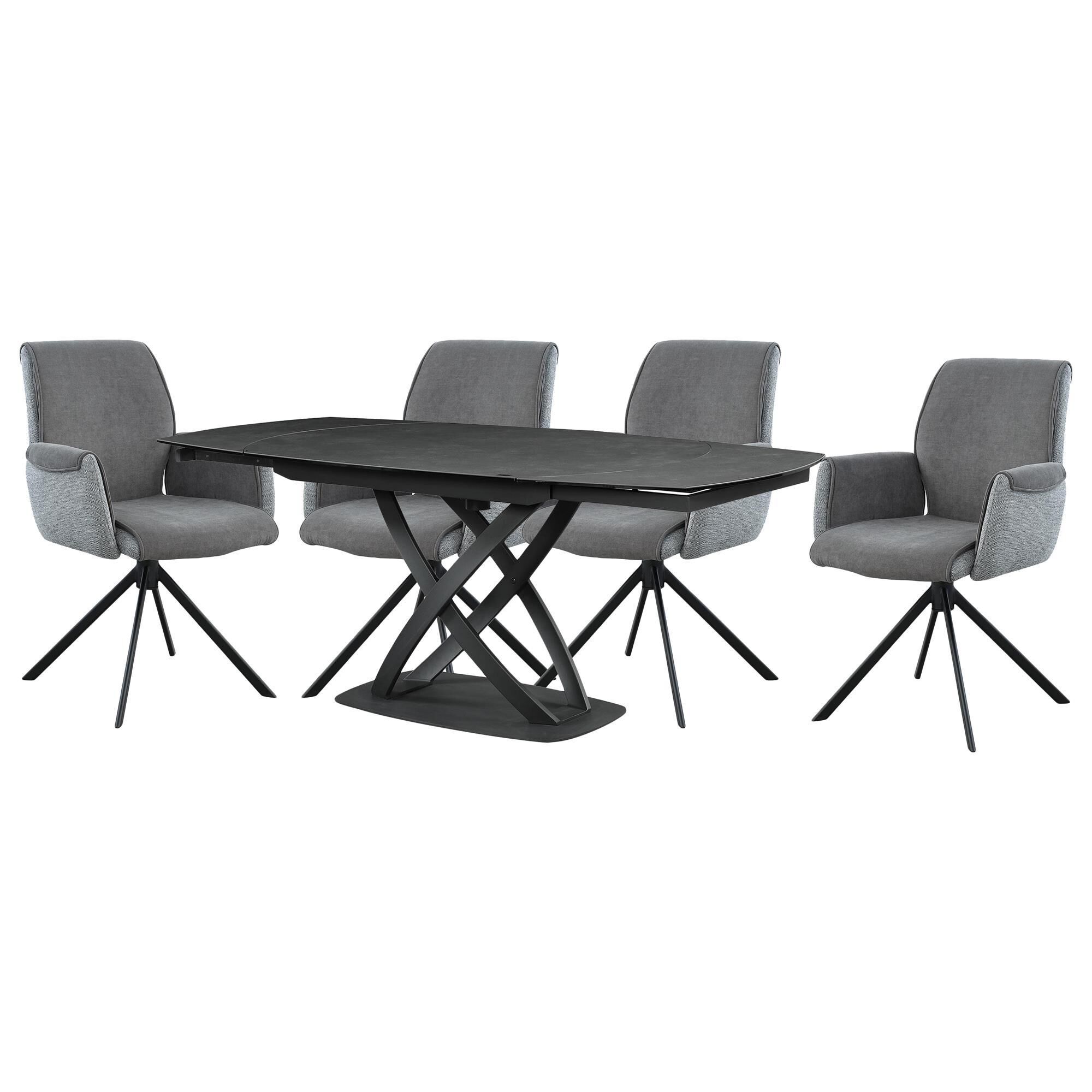 Metal dining table set price on sale