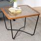 Hearth and Haven Modern Square Coffee Table in Brown and Black, , large