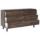 Ashley Calverson 6-Drawer Dresser in Mocha, , large