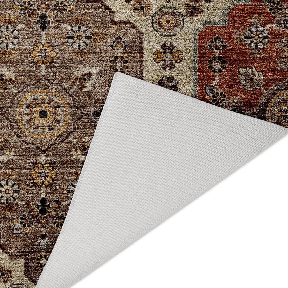 Dalyn Rug Company Silk Road Linen, Mocha, Copper, Gold and Sky 10&#39; x 14&#39; Area Rug, , large